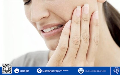 Sự chèn ép của răng 8 lên răng 7 có thể gây đau hàm