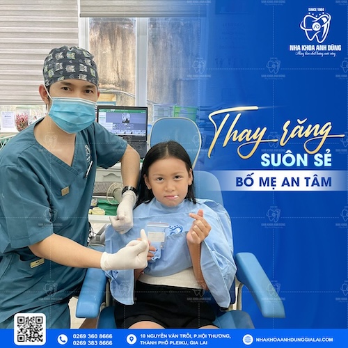 thay răng sữa